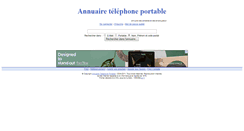 Desktop Screenshot of annuaire-telephone-portable.com