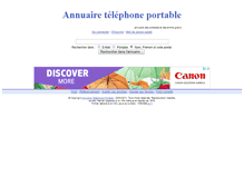 Tablet Screenshot of annuaire-telephone-portable.com